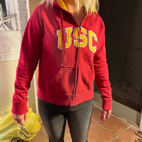 Usc Zip Up Hoodie Sweatshirt | Poshmark